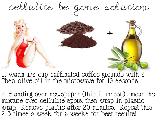 natural cellulite home remedy recipe